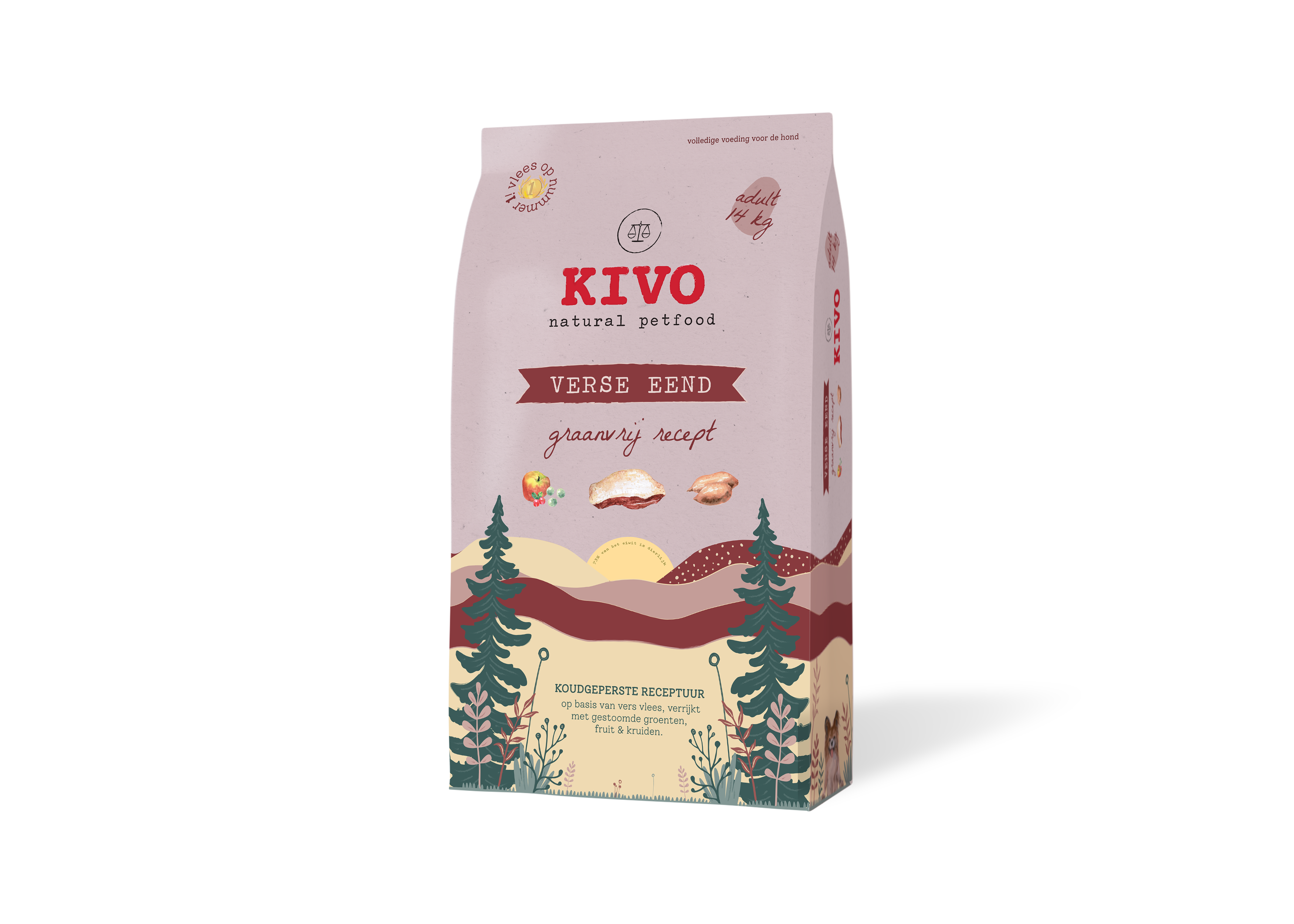 Verse eend graanvrij 14 kg
