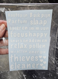 Roller labels.