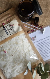 DIY natuurlijke Geurkaarsen pakket.