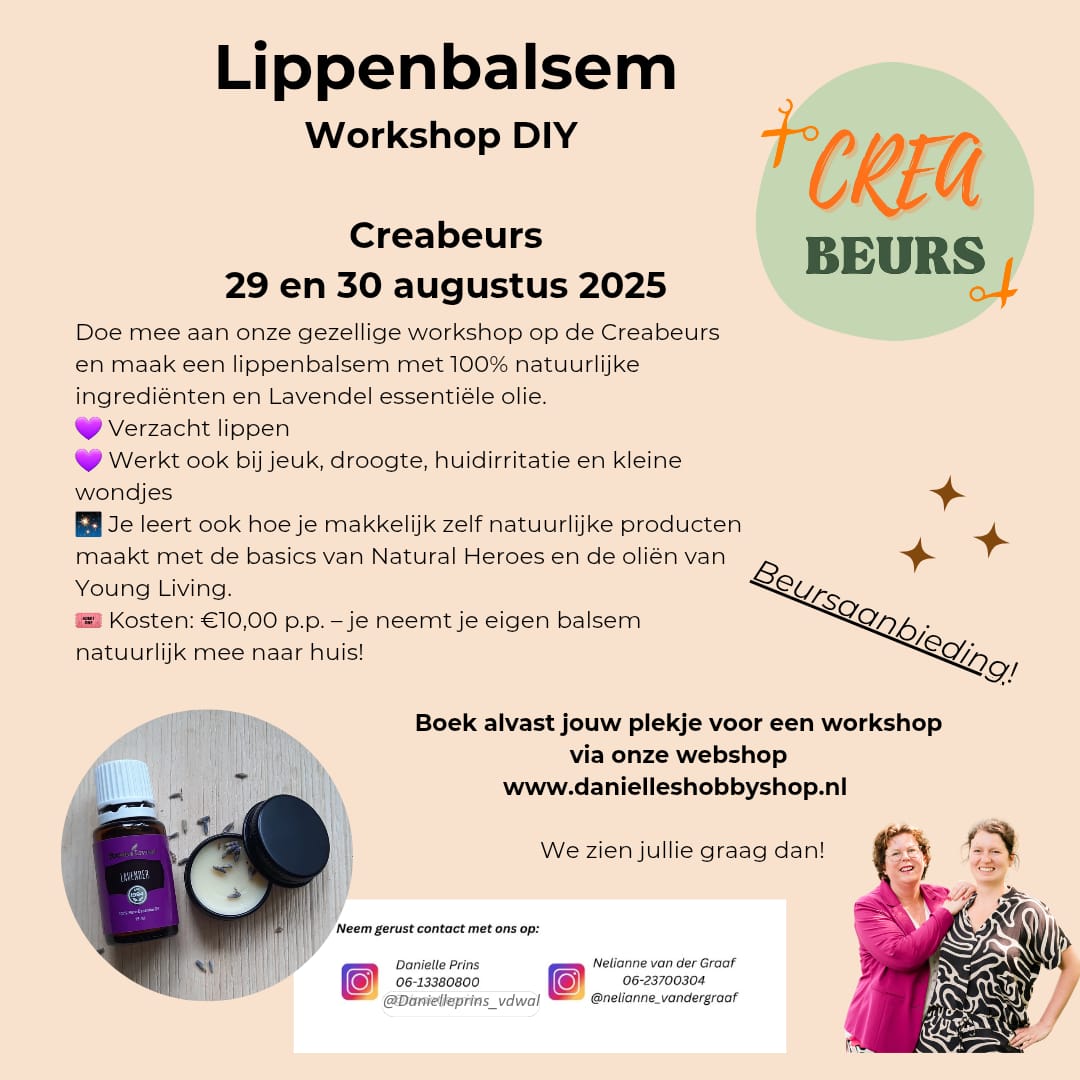 Creabeurs Gorinchem aug 2025 workshop lippenbalsem.