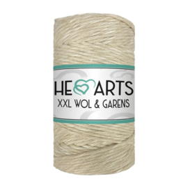 Hearts Single Twist 3MM. 100meter per rol. Uitkambaar.