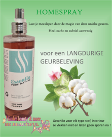 Homespray/textielverfrisser Katoenbloem