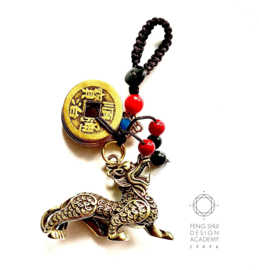 Feng Shui Amulet voor bescherming - Pi Yao en Chinese Munten