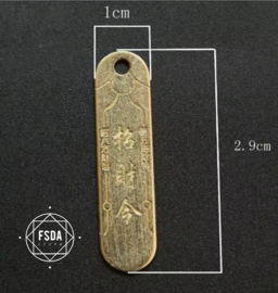 Feng Shui Amulet voor 2026 - Geit / Schaap met Keizerszegel