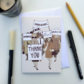 greeting card merci