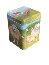 Felted Sheep - rechthoekig blikje