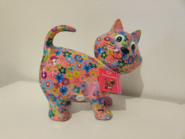 Pomme Pidou Cat Kiki M Roze Bloemen