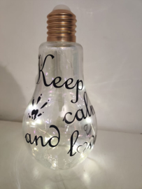 Lamp 'Keep calm'