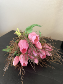 Boeket tulpen  30 cm roze