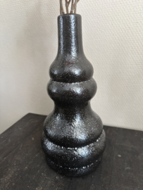 Vaas rondo zwart 29 cm