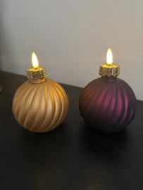 Led kerstbal 2 assorti