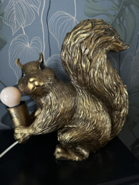 Lamp eekhoorn goud