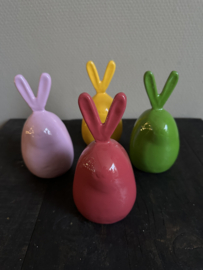 Bunny,s  in 4 kleuren