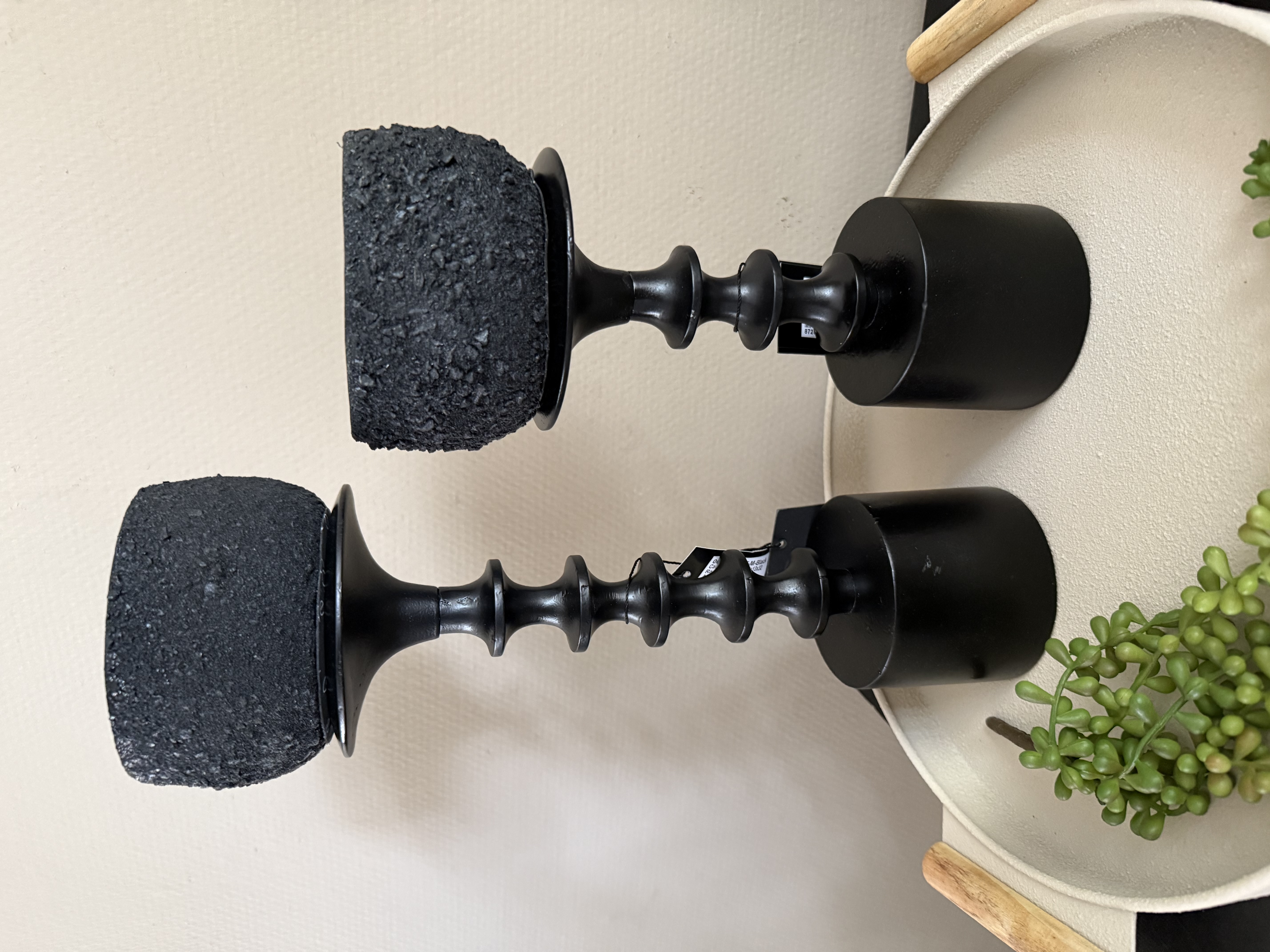 Set ( 2 st) colmore kandelaars + led kaars