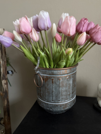 Zinken pot met ringen