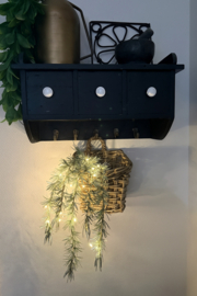 Kapstokmandje + groenhanger met led