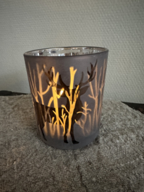 Waxine glaasjes hert