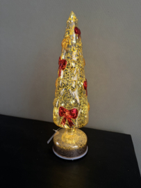 Rotate led kerstboom met strikjes