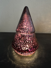 Led kerstboom glas in 3 kleuren