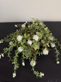 Halve kunstbol  groen wit