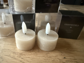 Countryfield Waxinelichtjes beige