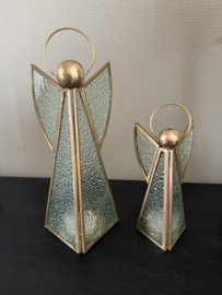 Engel met glas   in 2 maten