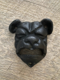 Flesopener Bulldog  zwart