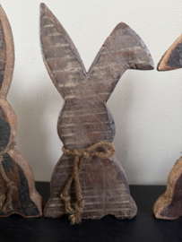Houten haas geleefd hout