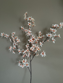Flower tak wit / Peach