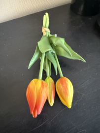 Tulpjes 3 st. orange 25 cm
