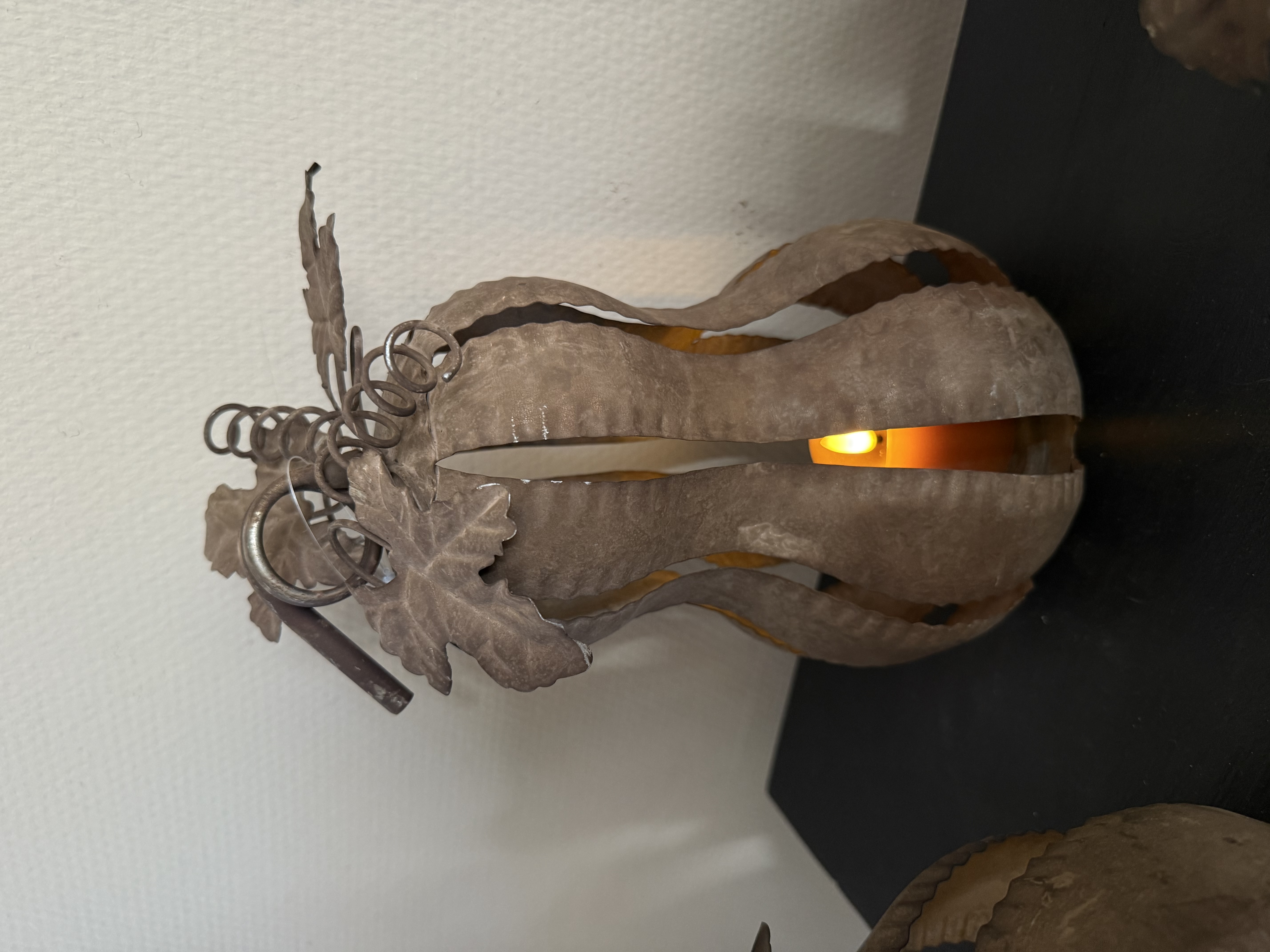 Metalen Pompoenen waxine