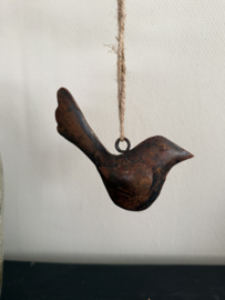 Metalen vogel roest