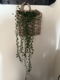 Kapstok mandjes Rattan