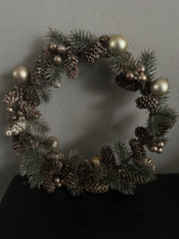 kerst krans in 2 maten