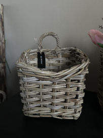 Kapstok mandjes Rattan met staffelkorting