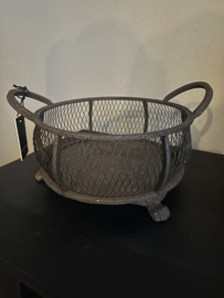 Mand rond roest met handvat