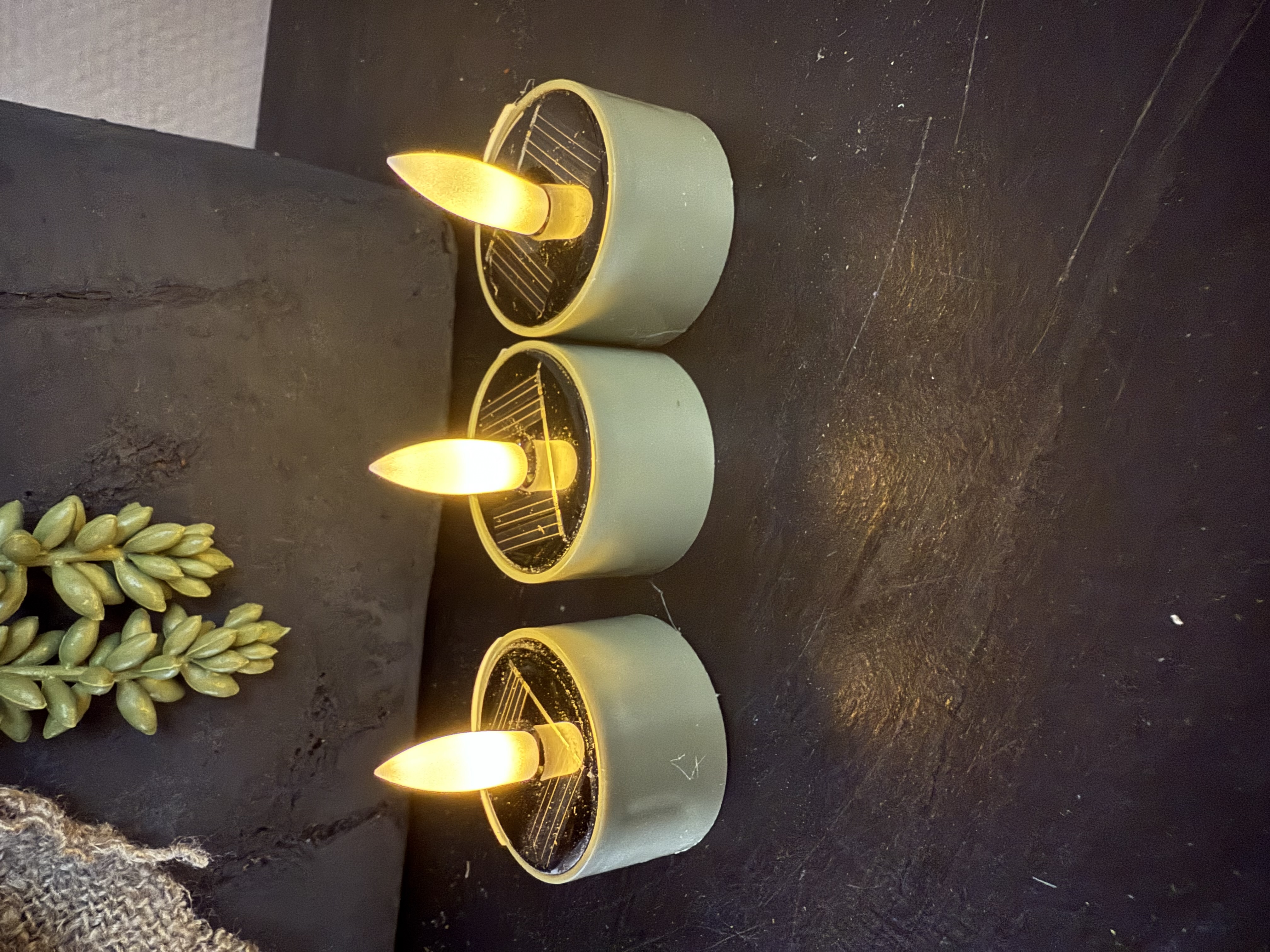 Solar waxinelichtjes ( set van 3 )