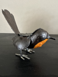 Vogeltjes scrap metal art afrika