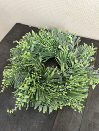 Groen krans kunst 25 cm