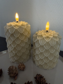 Kaars Den Lyon in 2 maten Beige