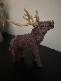 Hert Fabric 19 cm bruin