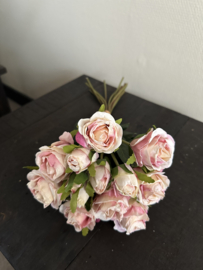 Boeket rozen roze (13 st.)