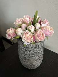 Boeket rozen roze (13 st.)