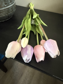 Tulpen pastel mix 47 cm 7st
