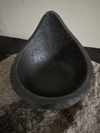 Schaal druppel zwart