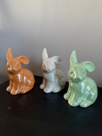 Haasjes pastel in 3 kleuren