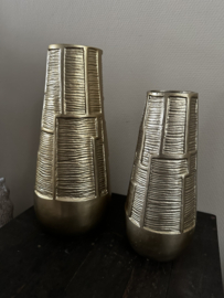 Gouden vaas in 2 maten