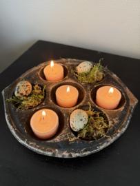 Speksteen waxinelichthouder