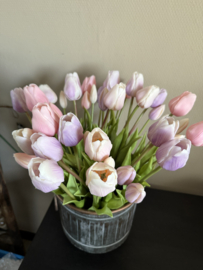 Tulpen pastel mix 47 cm 7st