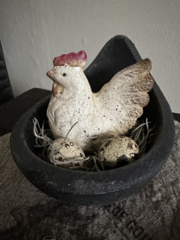 Schaal druppel zwart